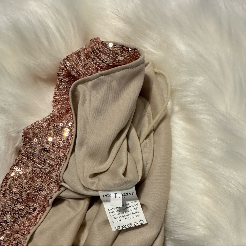 Elegant blouse with shiny sequins, size L - Picture 9 of 11